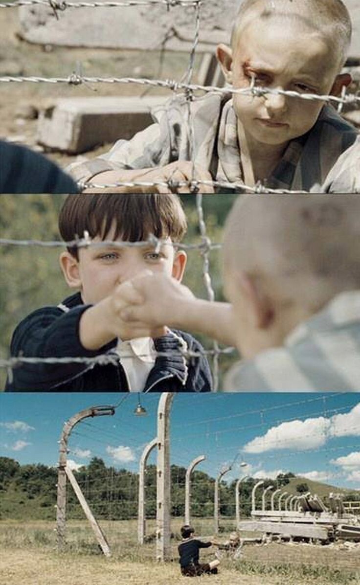 Кадр из к/ф "мальчик в полосатой пижаме"