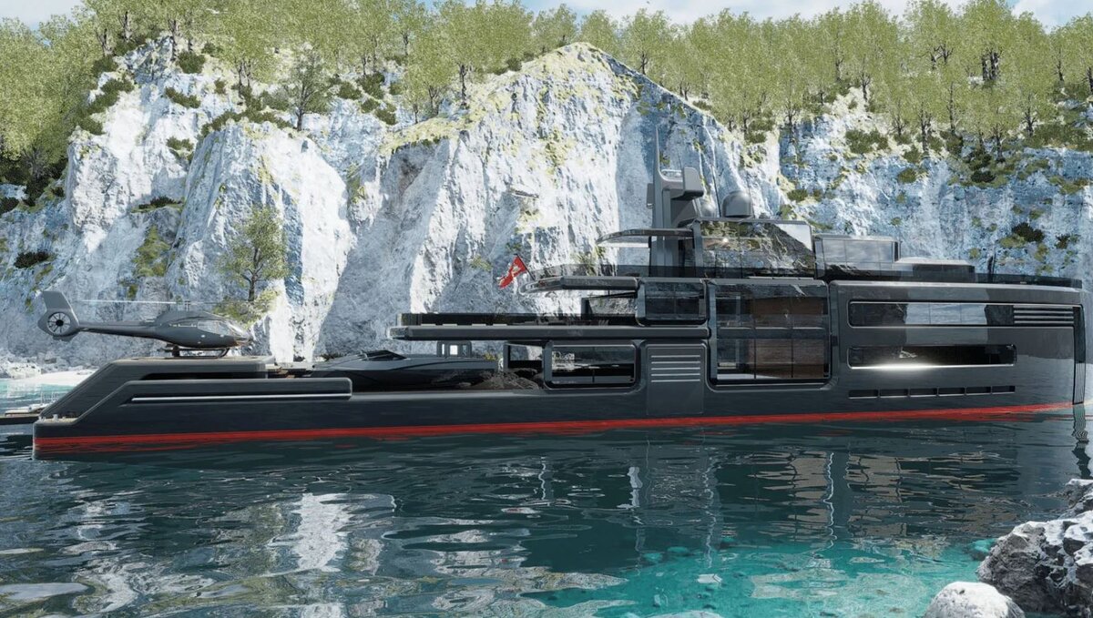 Qube — роскошная и практичная модульная суперяхта