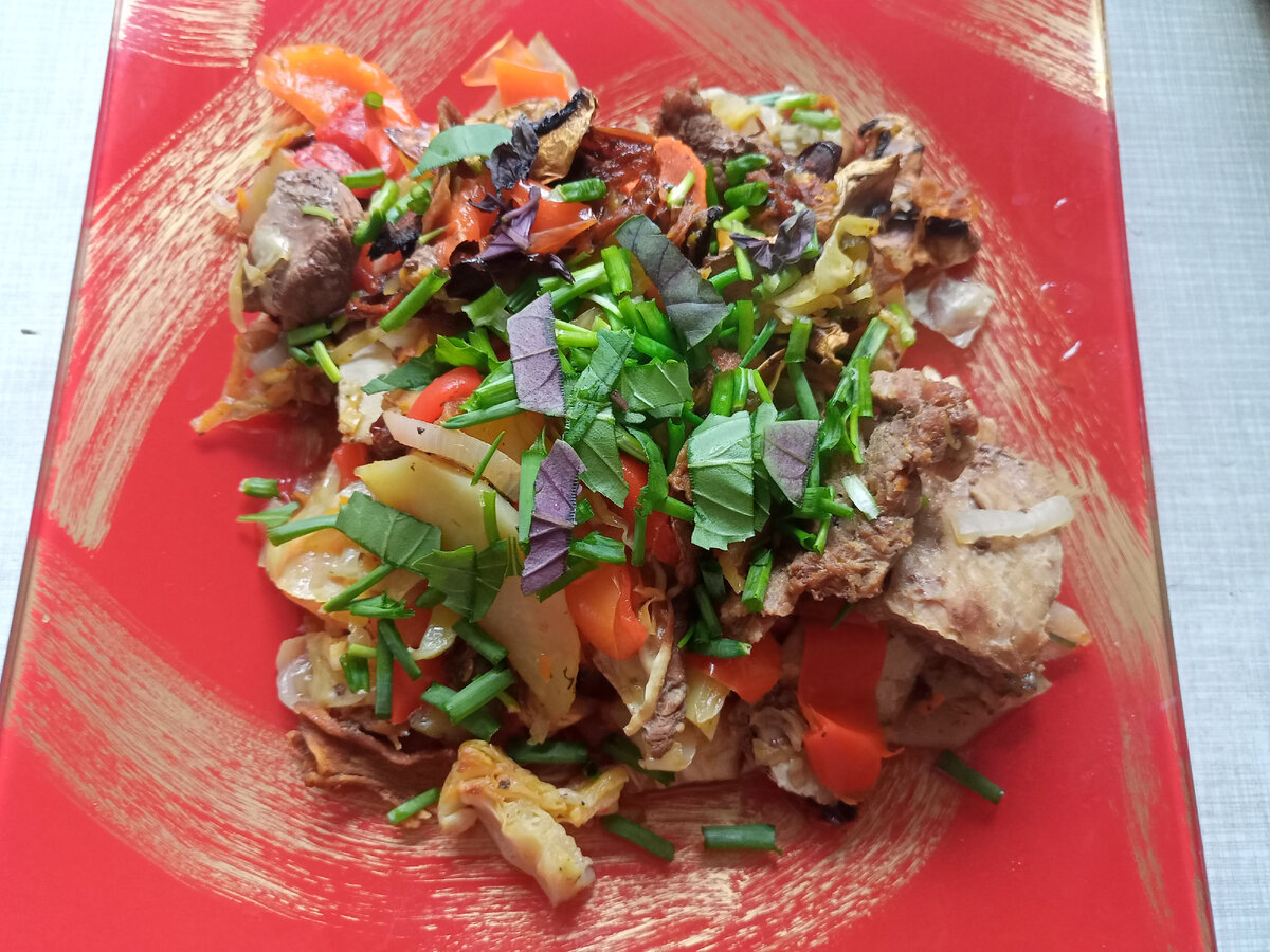 Вариант 2: Мясо с кабачками и баклажанами в духовке - свинина по-сочински