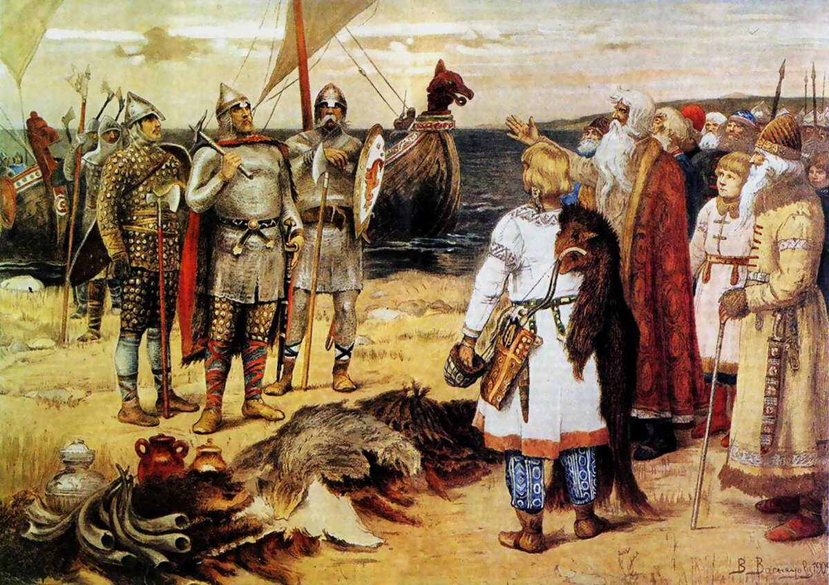 Призвание варягов Худ. В. Васнецов (1909 г.) Открытые источники