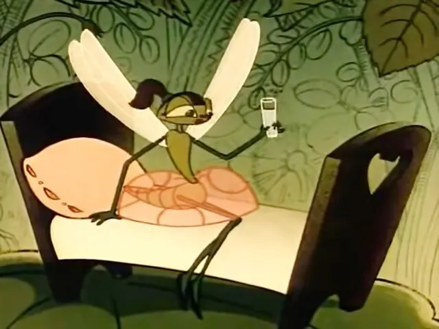 Мультфильм "Стрекоза и муравей" 1961 г.