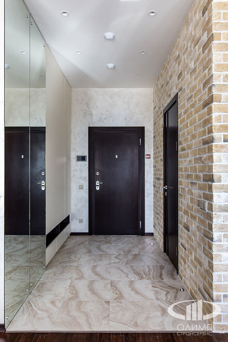 Холл в современном стиле | Ведущий дизайнер Елена Аникина | АСК ОлимпСтройСервис