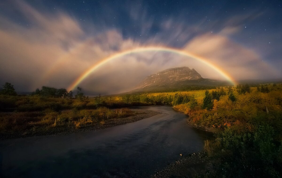 Спорим, Вы никогда не видели радугу ночью? | 💻 Phototeam 📷 | Дзен