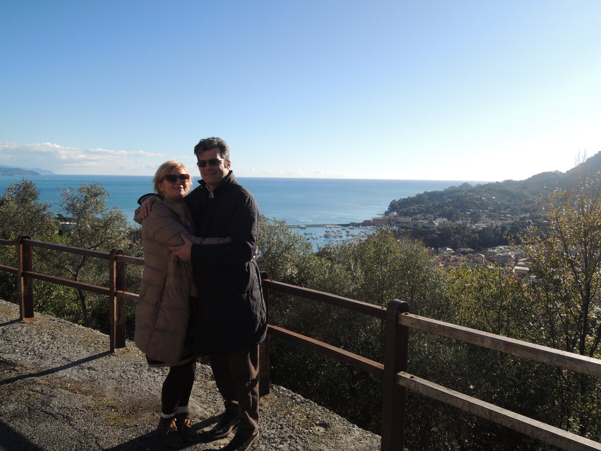 Катюша и Лукетто в Портофино (Лигурия)