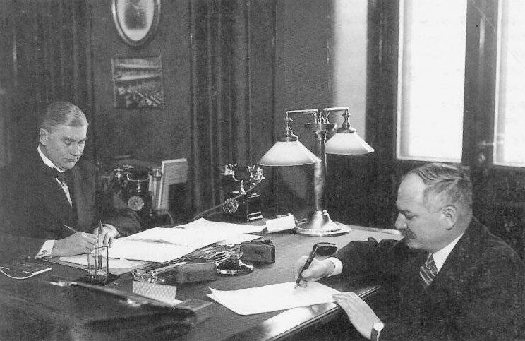  Подписание договора о ненападении. 21 января 1932, Хельсинки.