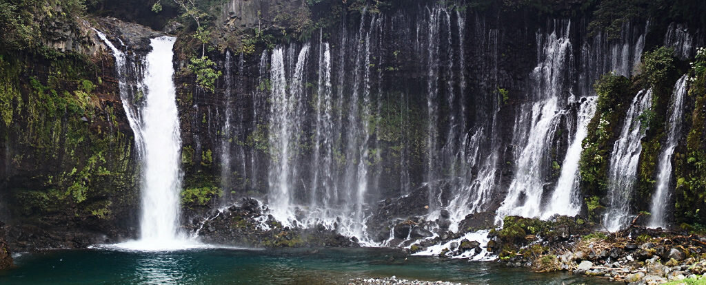 Водопад Шираито, Сидзуока (Shiraito waterfall, Shizuoka prefecture)