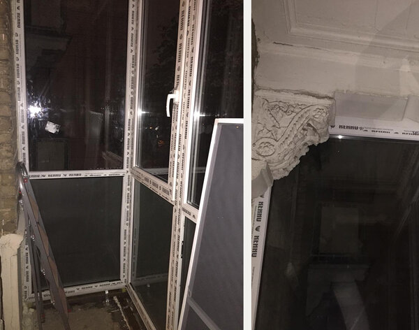 Остекление балкона в Москве. Конструктив - Юрий Лебедев, исполнение - "Штайнер"