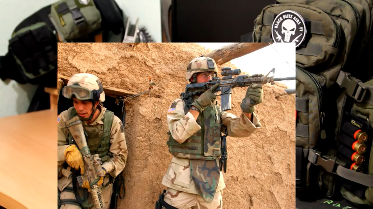 3-color desert / Фото с видео канала YouTube "Patr1ot" / Топ 5 самых популярных пустынных камуфляжей / Фото доработано Major_Fantomas