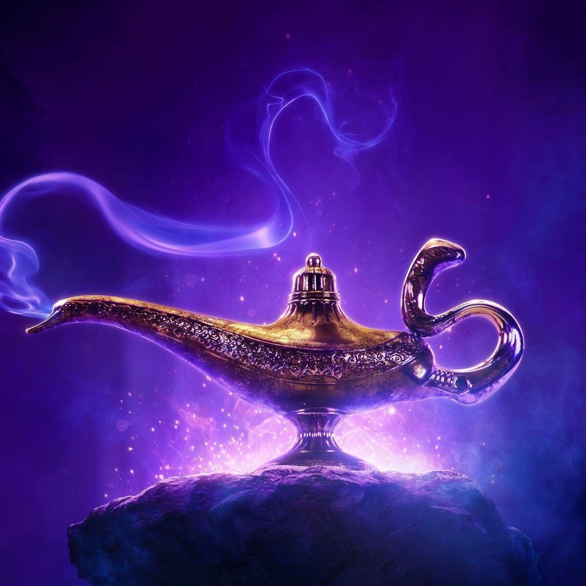 Первый Promo Art на Джина Aladdin