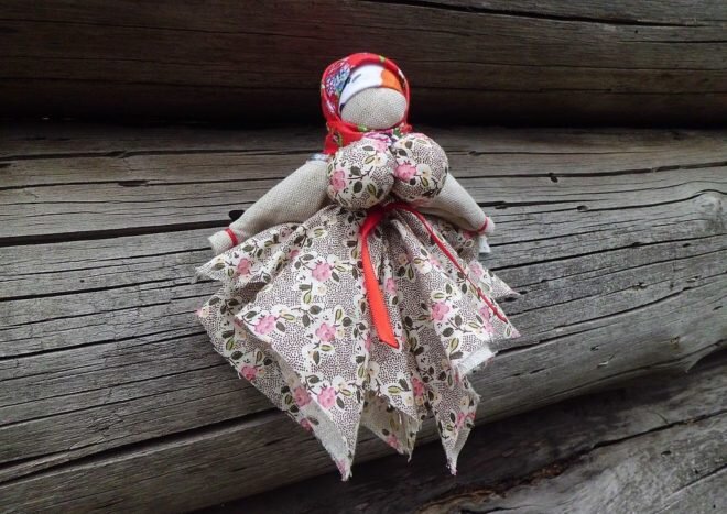 кукла-оберег Неразлучники 'Снежная ягода'. | Куклы, Тряпичные куклы, Куколки