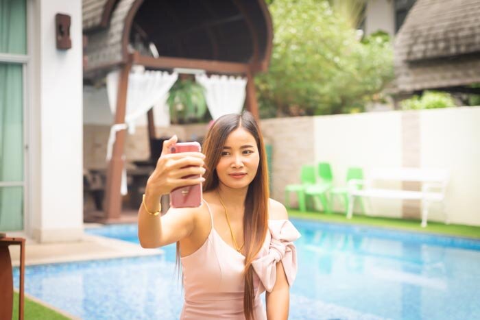 Селфи на частной вилле Art Maldives Oasis Pool Villa в Паттайе