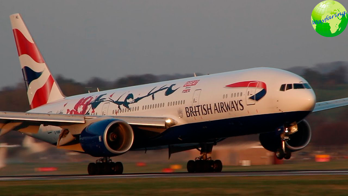 Самолет крупнейшей в Европе английской авиакомпании British Airways. Считается одной из самых надежных в мире.