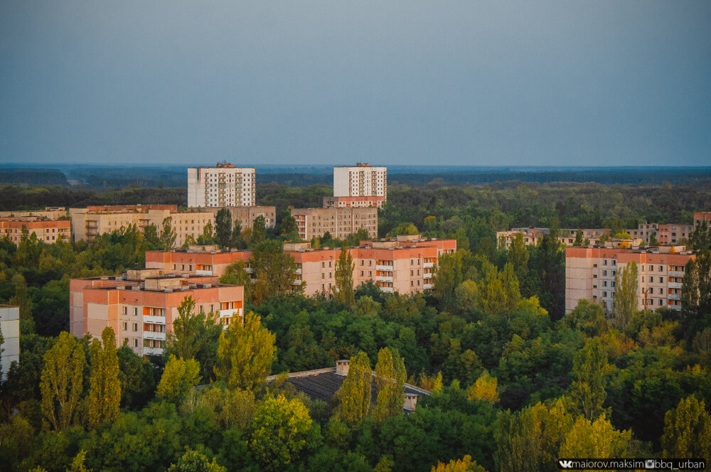 Очередной рассвет в Припяти без людей! Эту красоту нужно видеть своими глазами!