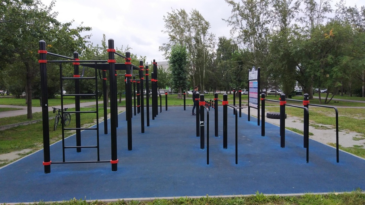 А вот так выглядит площадка в центре Екатеринбурга