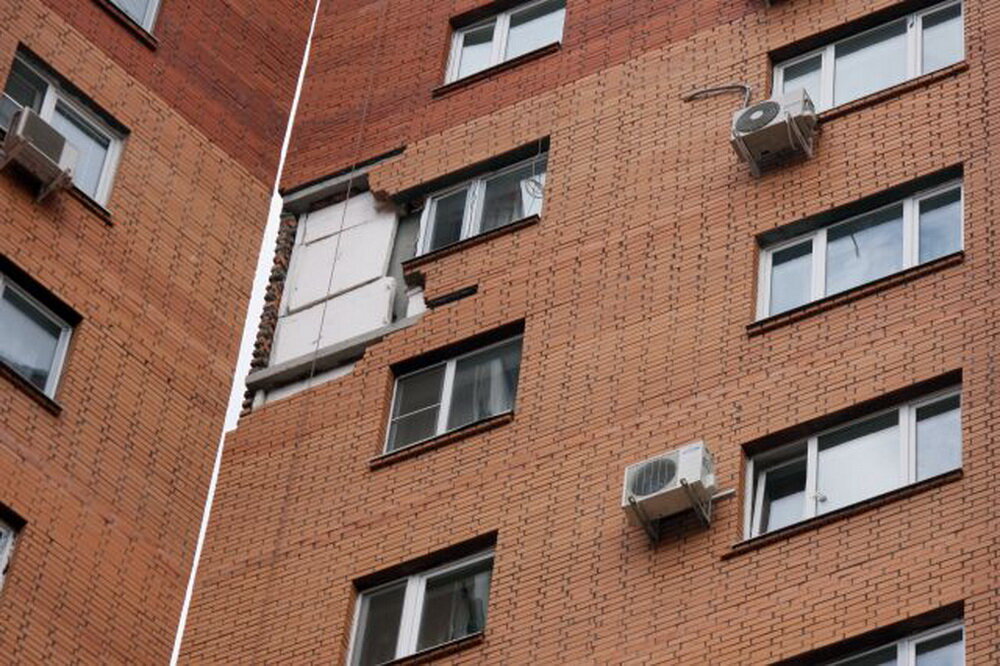 сколы бетона. трещина в здании. усадка монолитного дома. газосиликатный блок d500 трещины в стене. щели в панельных домах.