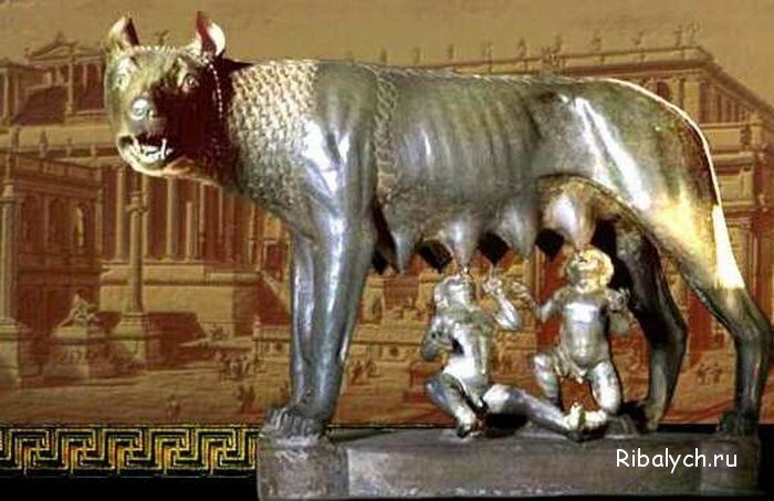 Волчица выкормившая Ромула и Рема