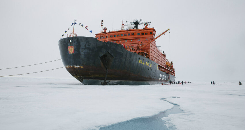 Атомный ледокол "50 лет Победы" / фото poseidonexpeditions.ru