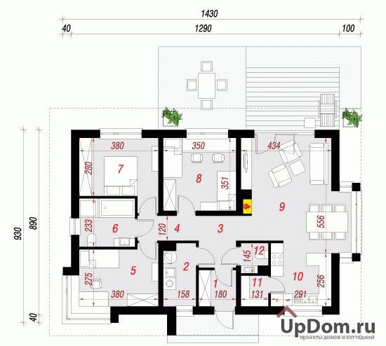 План этажа. Источник изображения: updom.ru.