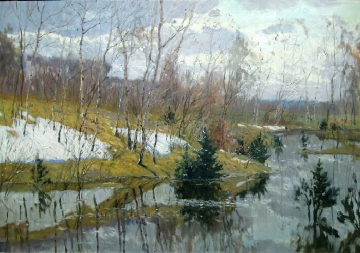 «Весенний разлив». Автор: Копняк Валерий Андреевич.