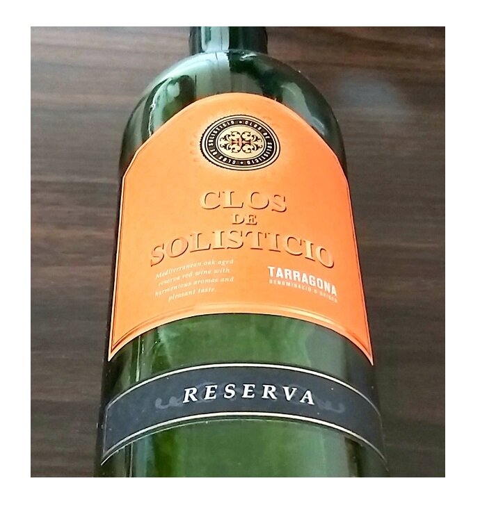 Reserva, Clos De Solisticio, 2014, DO Tarragona, Таррагона, Испания