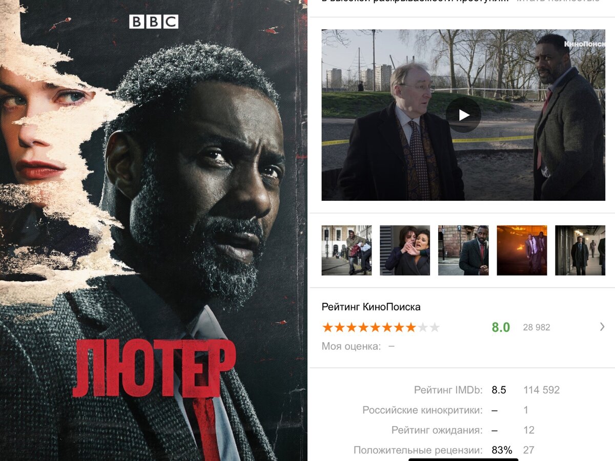 Афиша и рейтинг на КиноПоиск