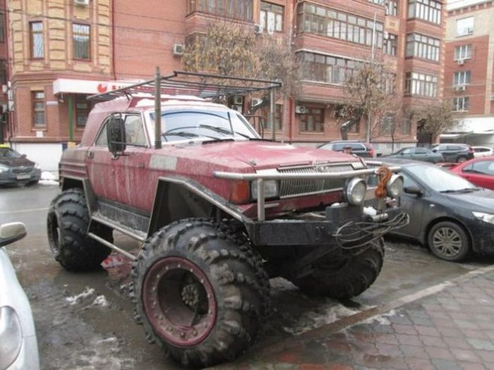 А для вездеходов парковка где?