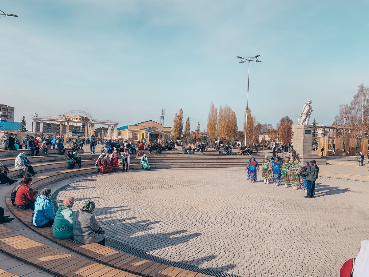 Ишимбай. Площадь Ленина