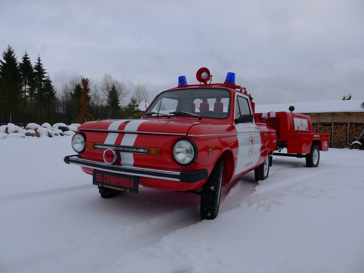 Пожарный ЗАЗ 968М. Такого вы точно не видели!