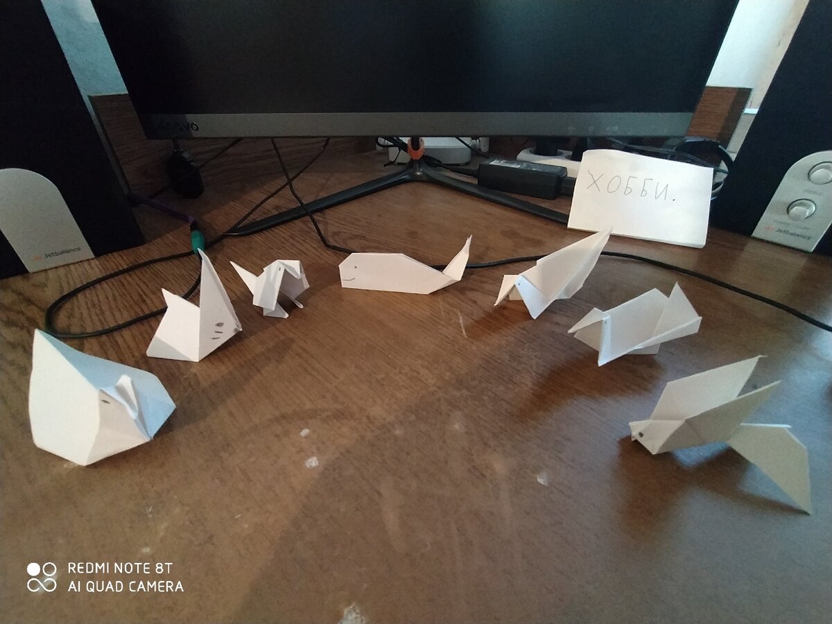 Одни из самых простых моделей оригами
