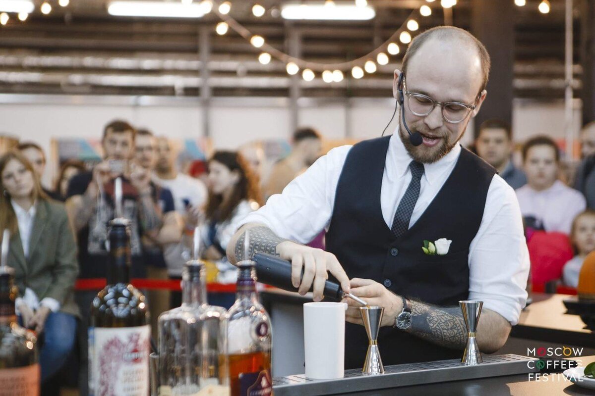 Фотография с фестиваля кофе Moscow Coffee Festival 2019