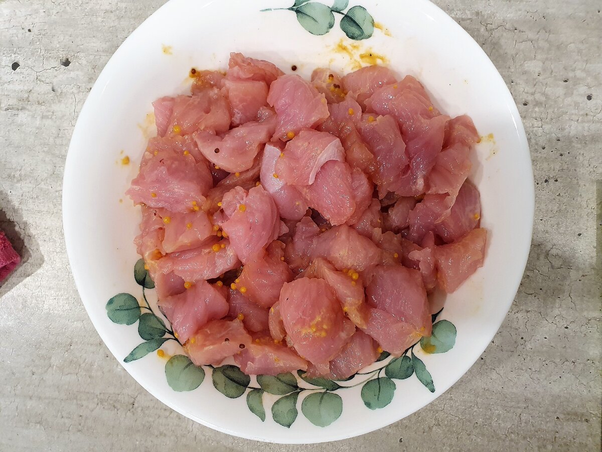 Индейка в горчице