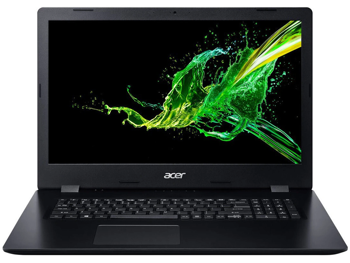 На 7-ом месте расположен ноутбук Acer ASPIRE 3 A317-51-584F. Стоимость этого ноутбука 47000рублей. Характеристики: процессор Intel Core i5 10210U (1600 МГц), объем оперативной памяти: 4 ГБ, накопитель: SSD 256 ГБ, встроенная видеокарта: Intel UHD Graphics, экран: 17.3" (1600x900),вес: 2.8 кг.