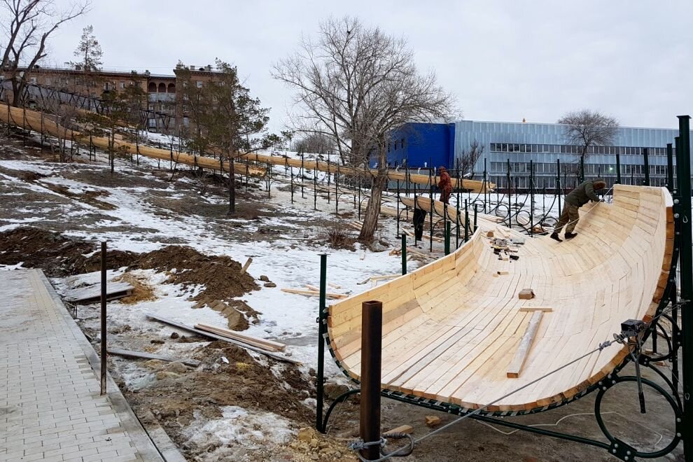 Воронцовский парк тюбинговая горка