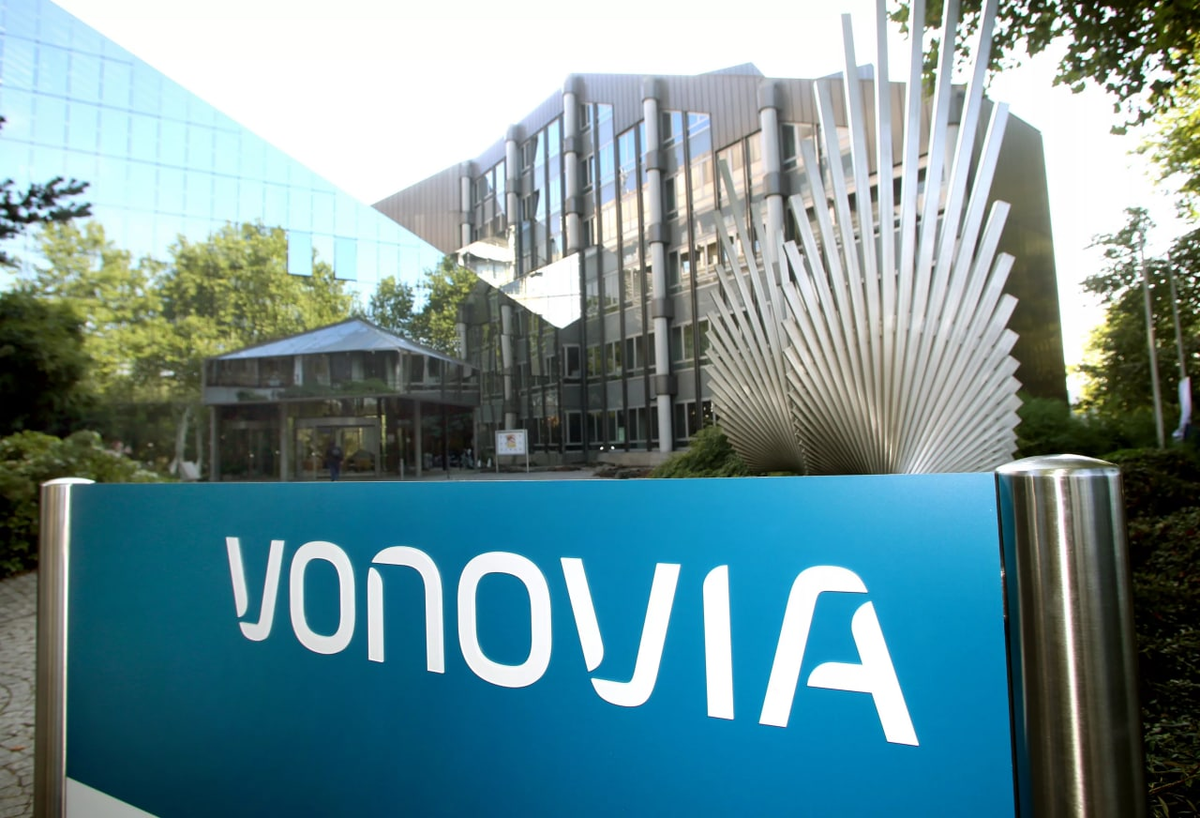 Европейские компании. Vonovia. Надпись Vonovia