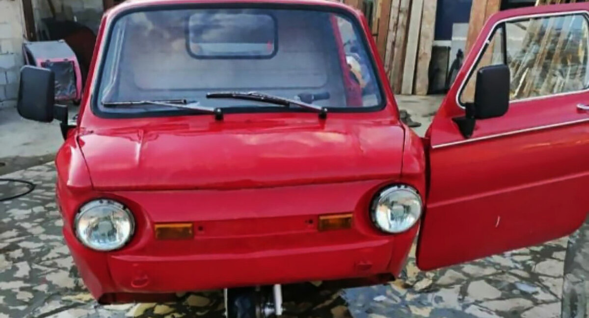 После доработок мотороллер превратился в практичный транспорт