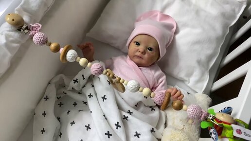 Morning routine with reborn doll Bonnie Утро с куклой реборн Бонни