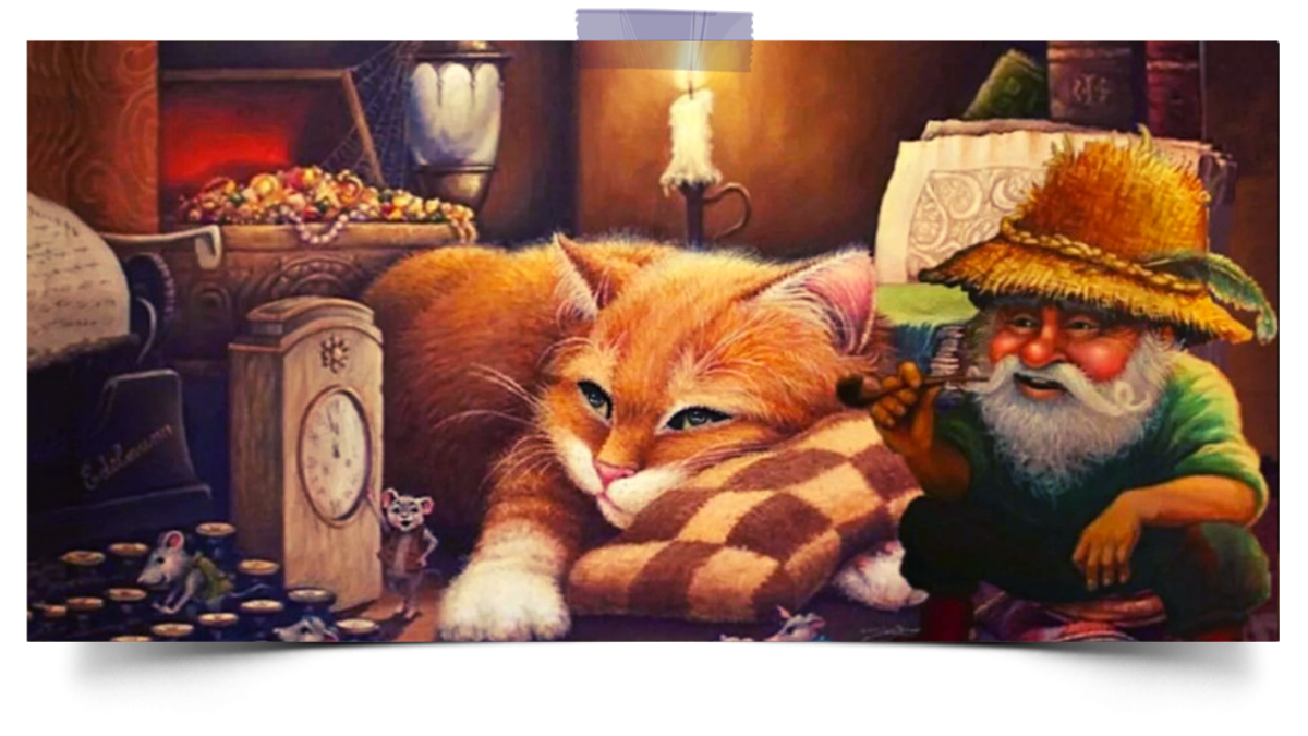 Кот домовой картинка