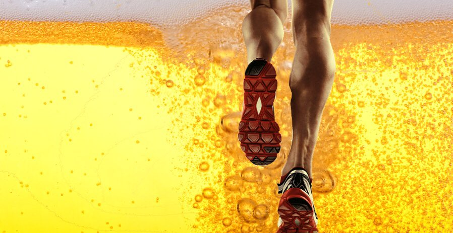 Люблю бег и безалкогольное пенное.