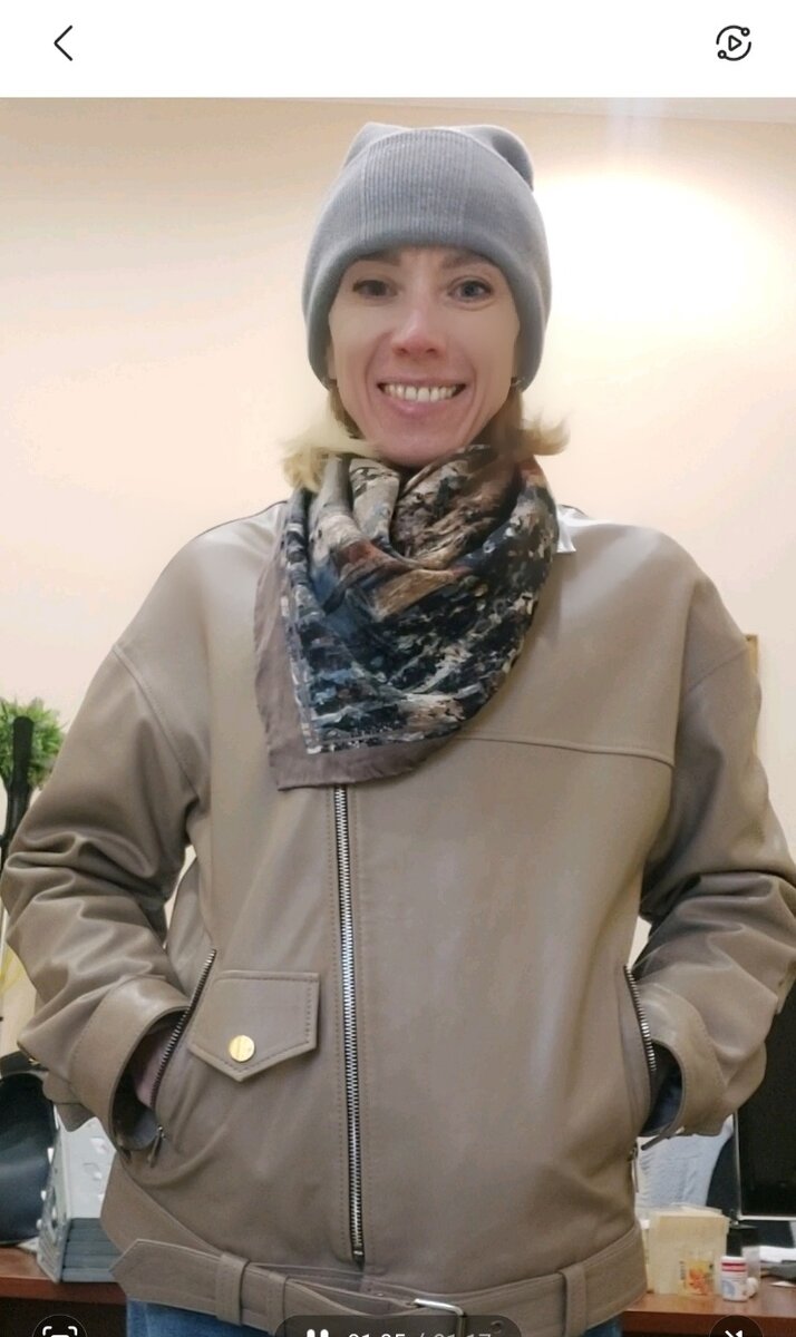 Вот так эта куртка смотрится на мне.