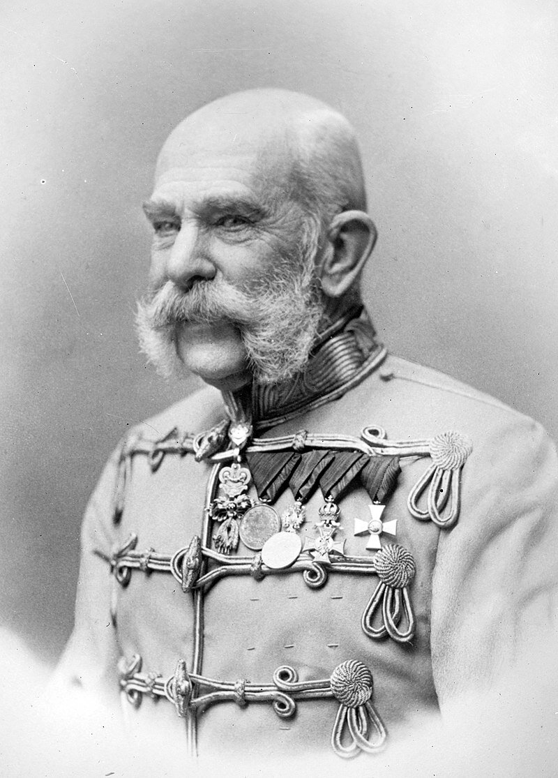 Фра́нц Ио́сиф I (18 августа 1830, дворец Шёнбрунн, Вена — 21 ноября 1916, дворец Шёнбрунн, Вена) — император Австрии и король Богемии со 2 декабря 1848 года