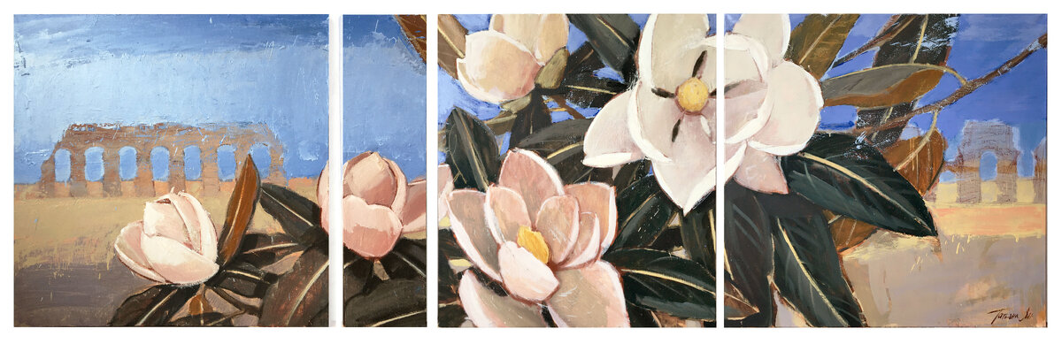 Магнолия. Живопись Татьяна Ян. Фото: личный  архив художника