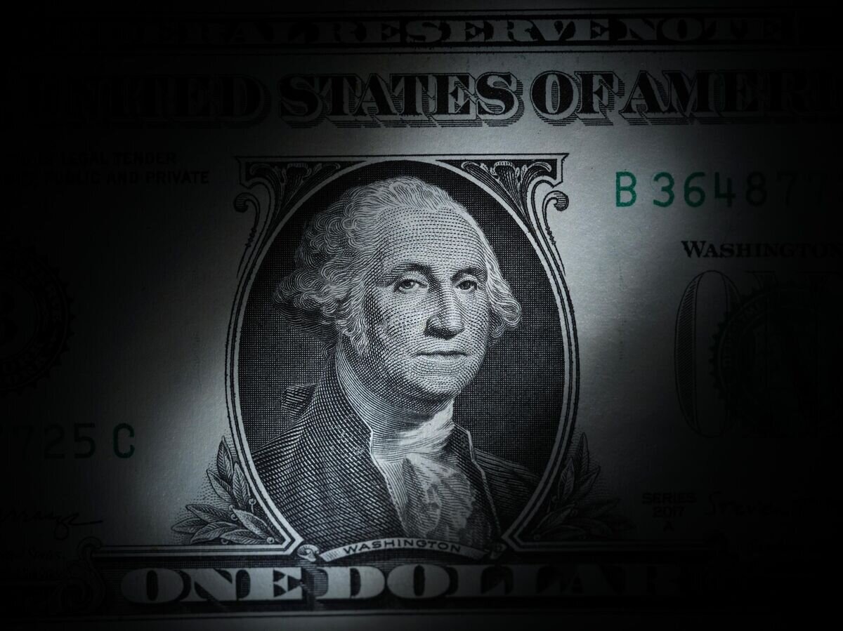 Изображение Джорджа Вашингтона на однодолларовой купюре© AP Photo / Matt Slocum