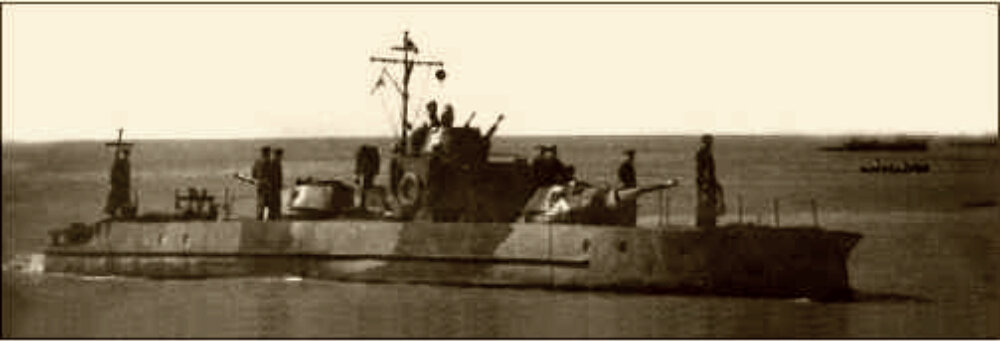 Бронекатер Азовской военной флотилии.