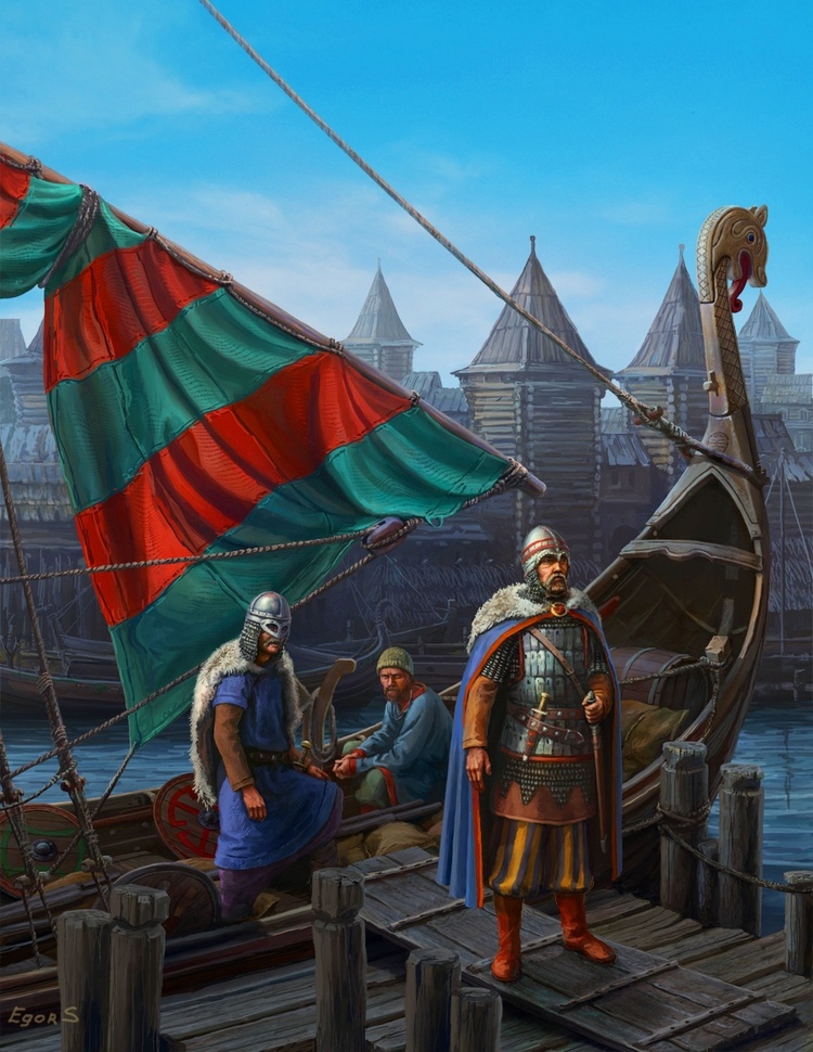 Варяги. Иллюстрация Игоря Савченко. (с) http://imtw.ru