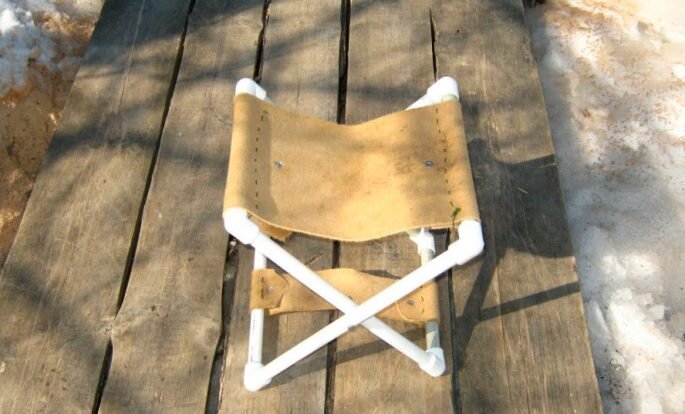 Компактный раскладной стул (стол) из квадратного профиля