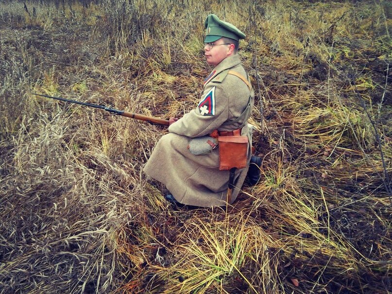 Фото из личного архива Павла Белогуба, реконструкция Гражданской войны