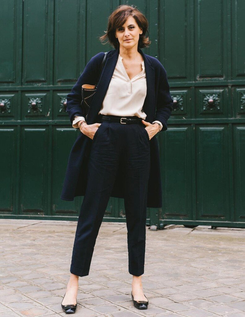 Французская икона стиля Инес Де ля Фрессанж (57 лет) / Inès de la Fressange. Foto: Getty Images