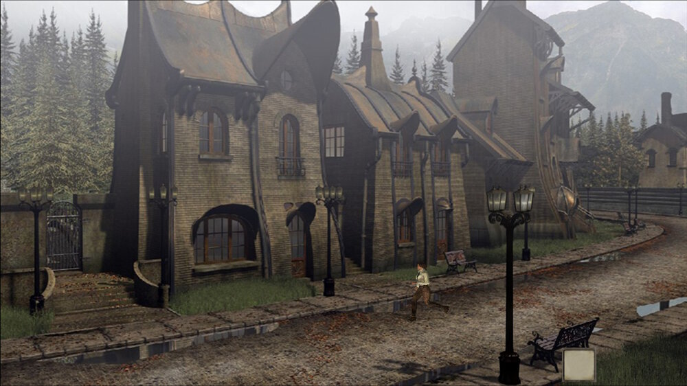 Игры в жанре квест как правило не очень ставили акцент на графической составляющей и обходились так скажем обычной графикой достаточно среднего уровня, Сибирь же создавалась в прямом смысле слова вручную - рисовался каждый объект, поэтому даже сейчас на эти игры будет приятно взглянуть и получить эстетическое наслаждение! 