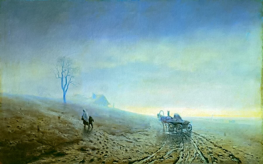 Осенняя распутица, 1870