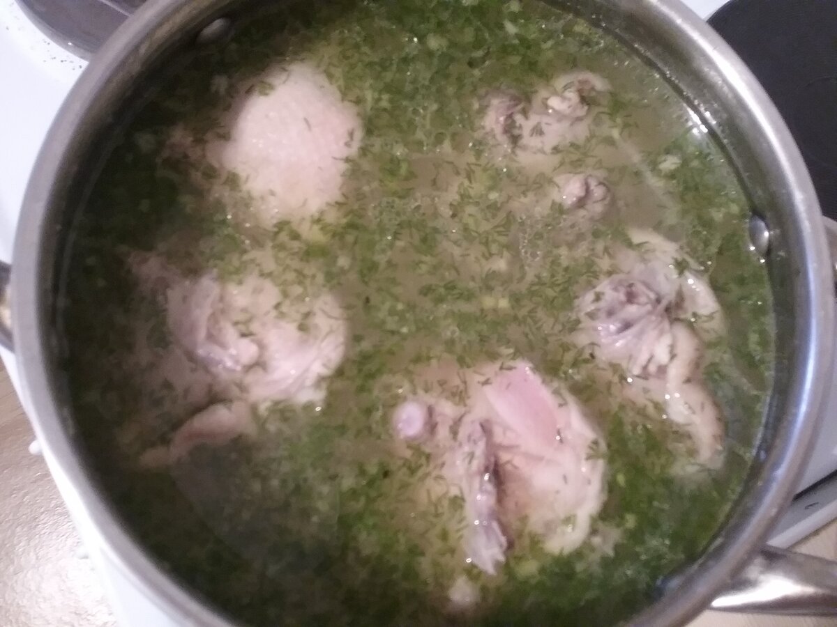 Картофельный супчик с курицей